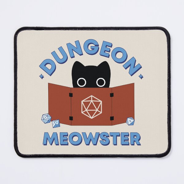 Item preview, Dungeon Meowster Screen designed and sold by MagicCatSmudge.