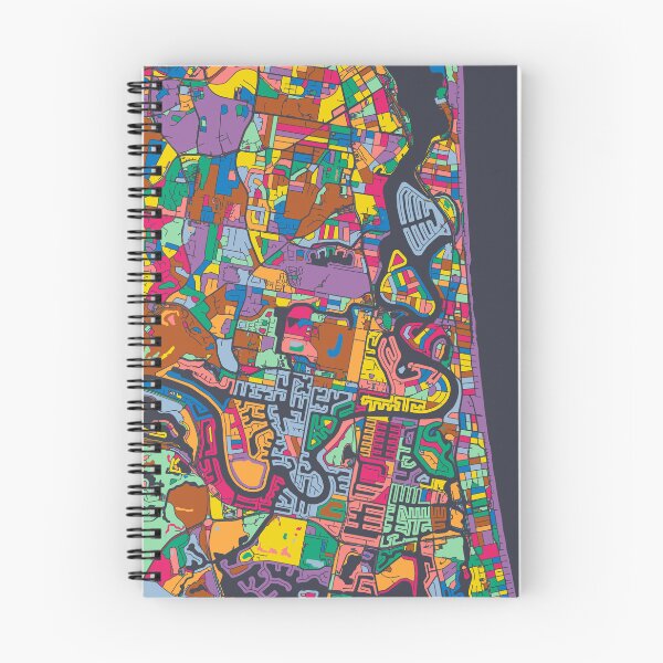 Item preview, Gold Coast Map - Mosaic - 2021 Colors designed and sold by HomeCities.