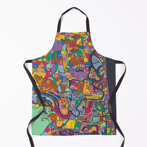 Item preview, Gold Coast Map - Mosaic - 2021 Colors designed and sold by HomeCities.