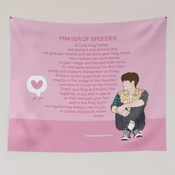 Item preview, Prayer of Spouses Pink Story. designed and sold by Gizbok.