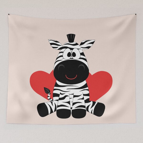 Item preview, Cute Zebra is Showing Love designed and sold by cerenalkan.