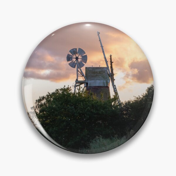 Item preview, Turf Fen windpump sunset designed and sold by cdkphotos.