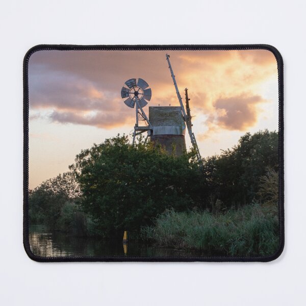 Item preview, Turf Fen windpump sunset designed and sold by cdkphotos.