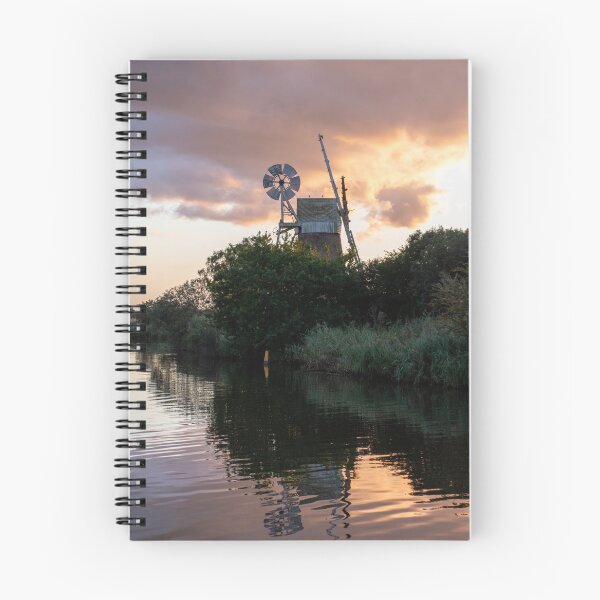 Item preview, Turf Fen windpump sunset designed and sold by cdkphotos.