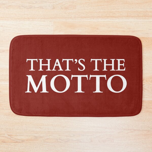 Item preview, That's The Motto! (Red BG) designed and sold by FilipeFerreira.