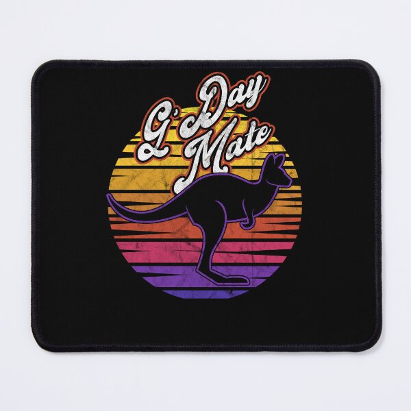 Item preview, Australia G'Day Mate Funny Kangaroo Australian Symbol designed and sold by Dressed For  Duty.