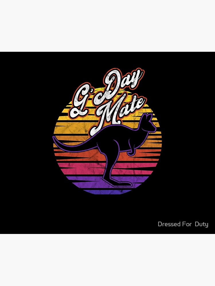 &amp;quot;Australien G&amp;#39;Day Mate Lustiges australisches Känguru-Symbol&amp;quot; Fotodruck ...