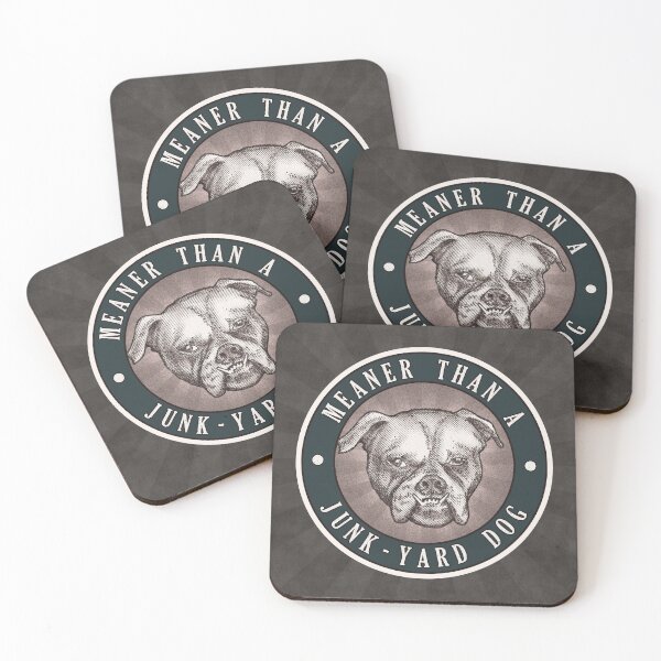 Item preview, Meaner than a Junk Yard Dog - Green designed and sold by daveRei.