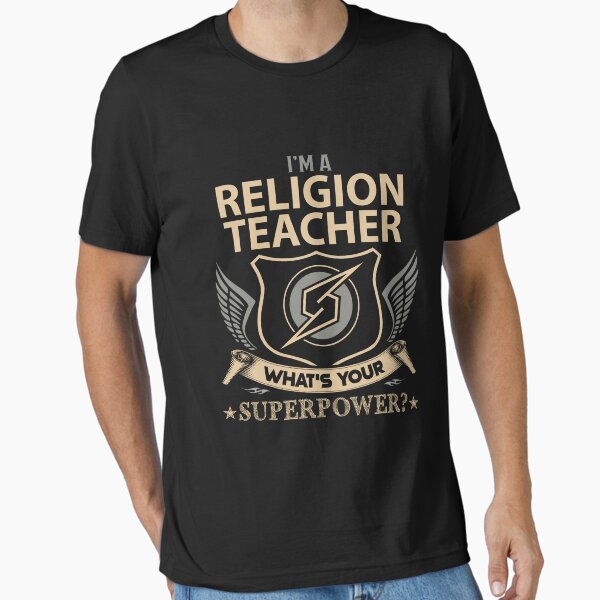 Item preview, Religion Teacher T Shirt - What Is Your Superpower Job Gift Item Tee designed and sold by tamburroallena.