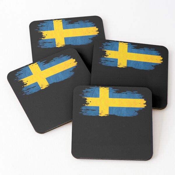 Item preview, Sweden - national flag, brush effect designed and sold by Mohja-Design.