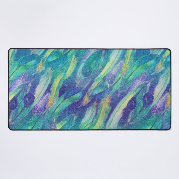 Item preview, Boho Watercolour Abstract Feathers / Seamless Repeat Version designed and sold by wild.geranium.design.