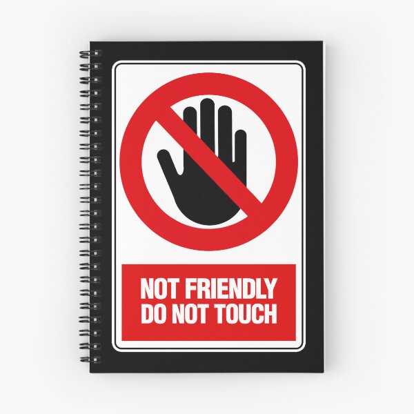 Item preview, not friendly do not touch designed and sold by T-paw.
