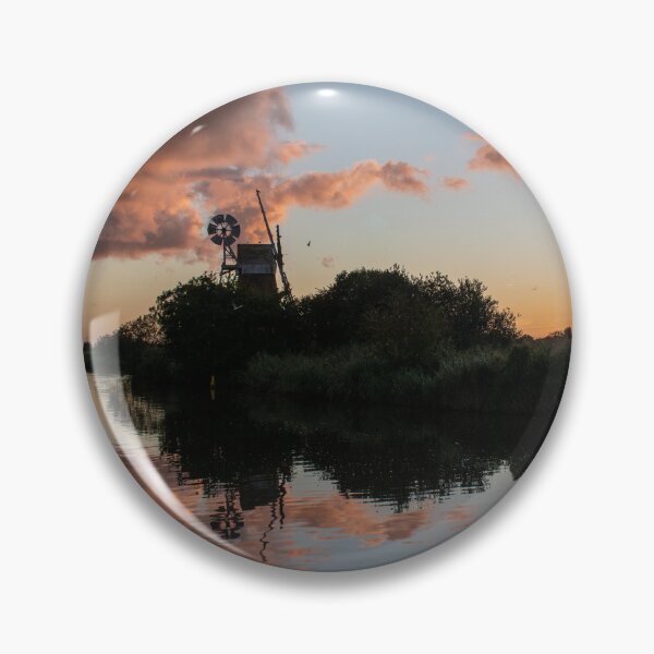 Item preview, Dusk at Turf Fen windmill in the Norfolk Broads designed and sold by cdkphotos.