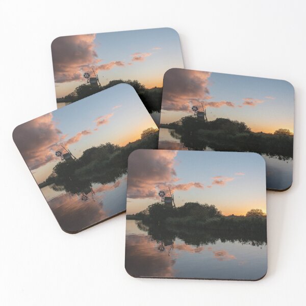Item preview, Dusk at Turf Fen windmill in the Norfolk Broads designed and sold by cdkphotos.