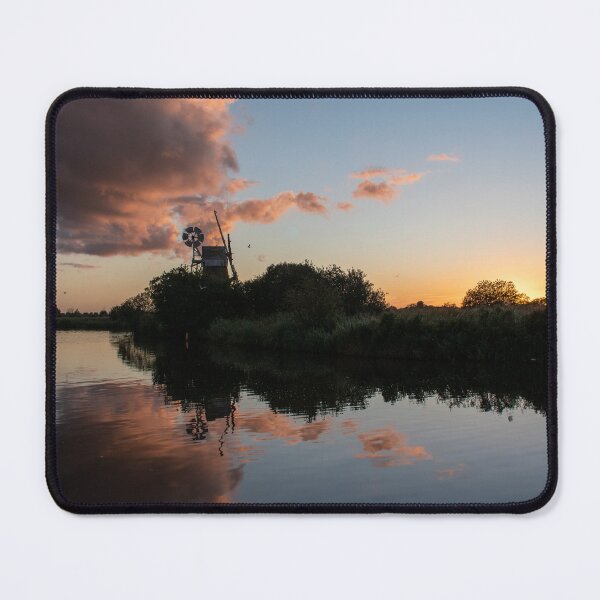 Item preview, Dusk at Turf Fen windmill in the Norfolk Broads designed and sold by cdkphotos.