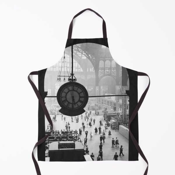 Item preview, Black and White Vintage Photo of Penn Station Clock, NYC, 1957 designed and sold by ScienceSource.