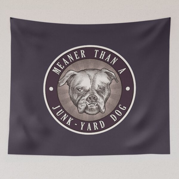 Item preview, Meaner than a Junk Yard Dog - Purple designed and sold by daveRei.