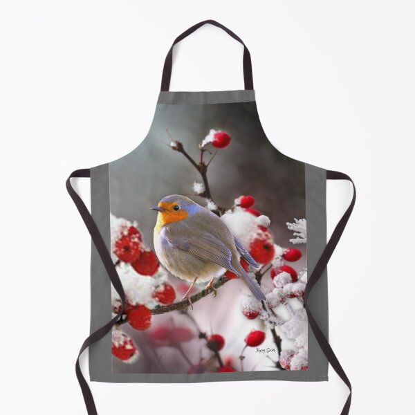 Item preview, Cute Robin, Berries & Snow designed and sold by MoragBates.