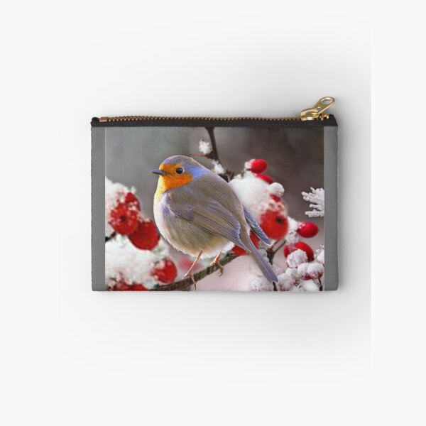 Item preview, Cute Robin, Berries & Snow designed and sold by MoragBates.