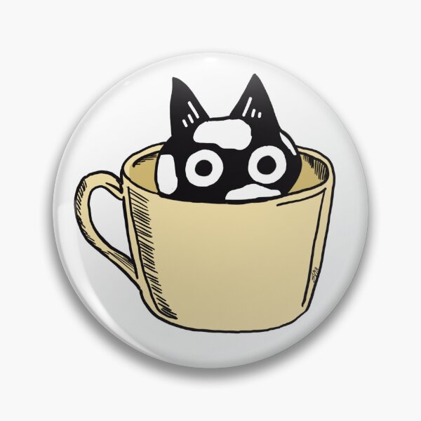 Item preview, Catppuccino (bw/white) designed and sold by ObiWanKenxbi.