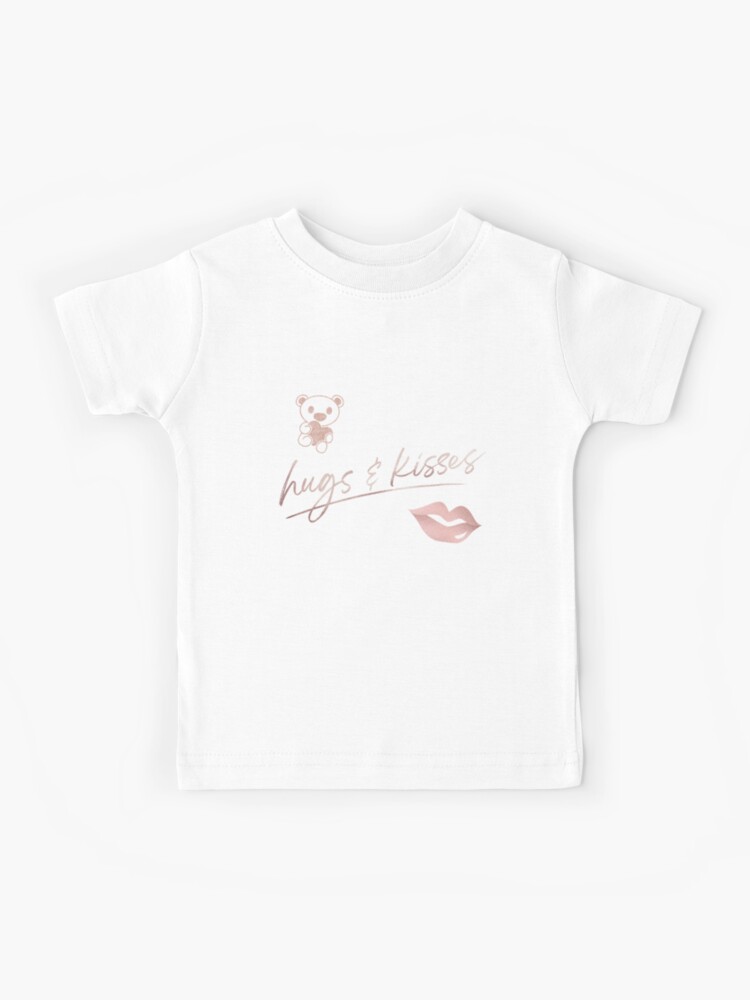 Hugs and Kisses Valentines T Shirt For Kids