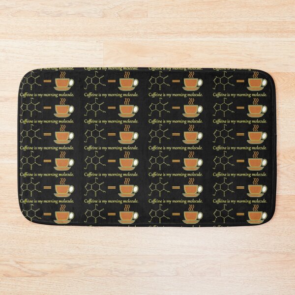 Item preview, Caffeine is my morning molecule.   designed and sold by SacRob123.