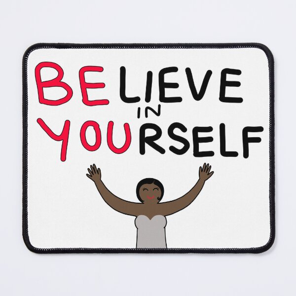 Item preview, Inspirational Quotes Believe Yourself Black African People designed and sold by Nalidsa Sukprasert.