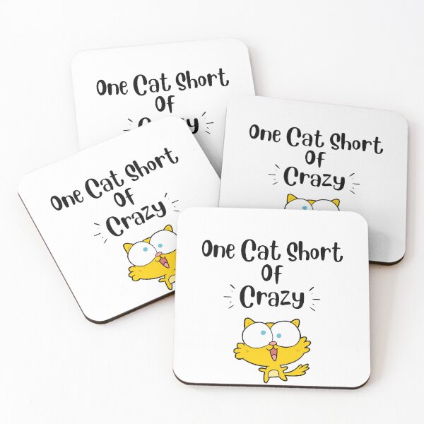 Item preview, One Cat Short Of Crazy designed and sold by Issa ★★★★★.
