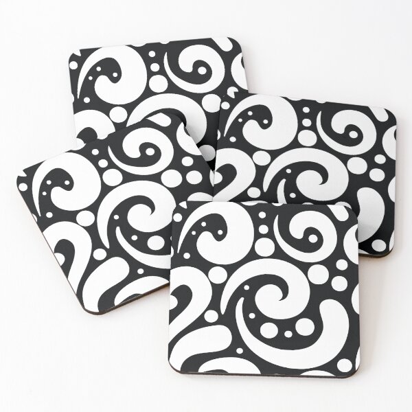 Item preview, Black  Swirls designed and sold by JoyColorLove.