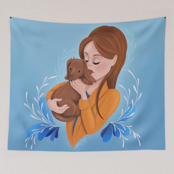 Item preview, Puppy Cuddles designed and sold by LunarFoxID.