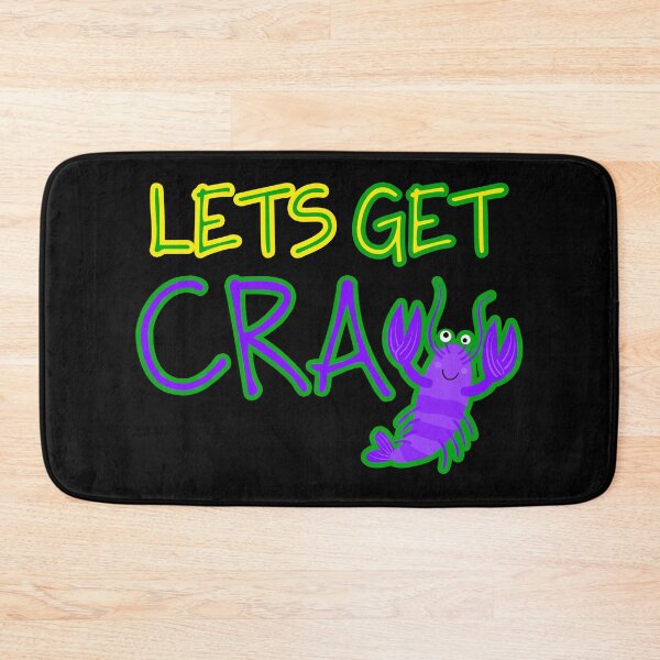 Item preview, Lets get CRAY - Funny MARDI GRAS - laissez le bon temps rouler - MUDBUGS PARTY crayfish designed and sold by originalsusie.