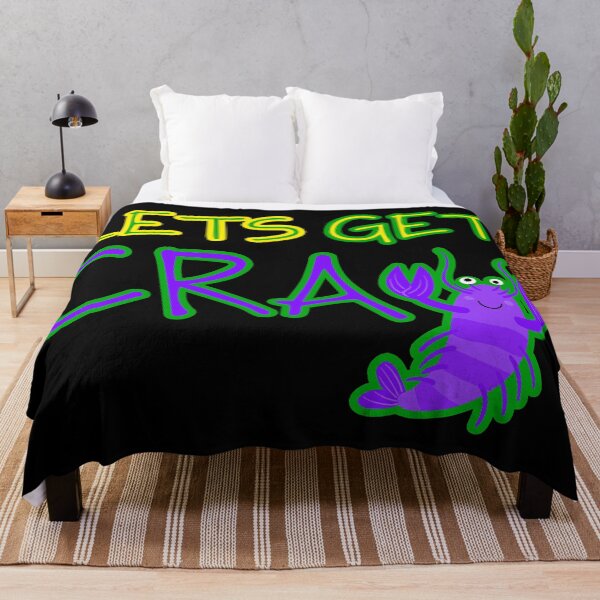 Item preview, Lets get CRAY - Funny MARDI GRAS - laissez le bon temps rouler - MUDBUGS PARTY crayfish designed and sold by originalsusie.