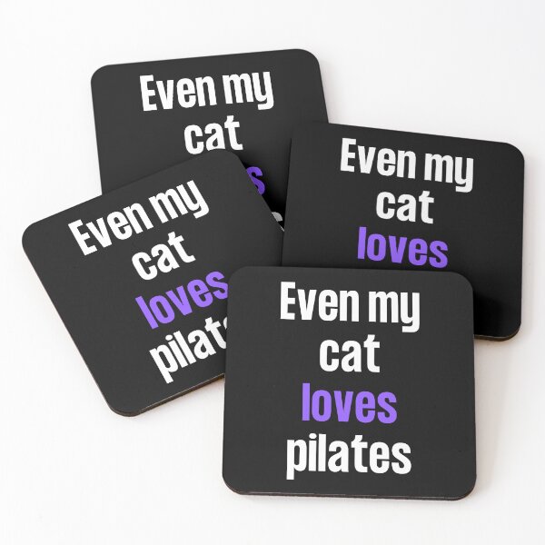Item preview, Even my cat loves pilates  designed and sold by TheGreenGoat.