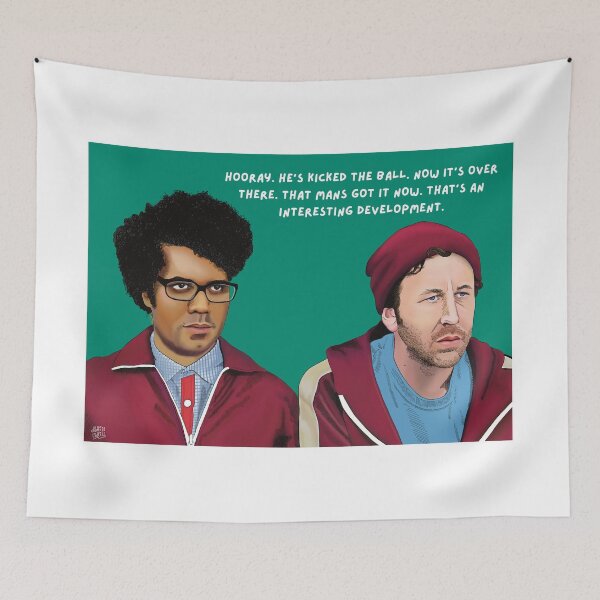 Item preview, Moss and Roy at the football, IT Crowd. designed and sold by Lucy  Chambers.