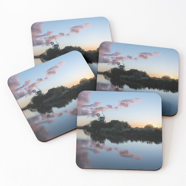 Item preview, Beautiful sunset over Norfolk Broads windmill designed and sold by cdkphotos.
