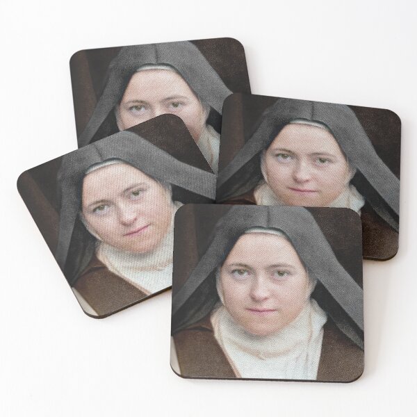 Item preview, St. Therese of the child of jesus of Lisieux the little flower photo in colour, catholic and Christian gifts, little flower, st therese of the child of jesus, nun designed and sold by St Joseph Art.