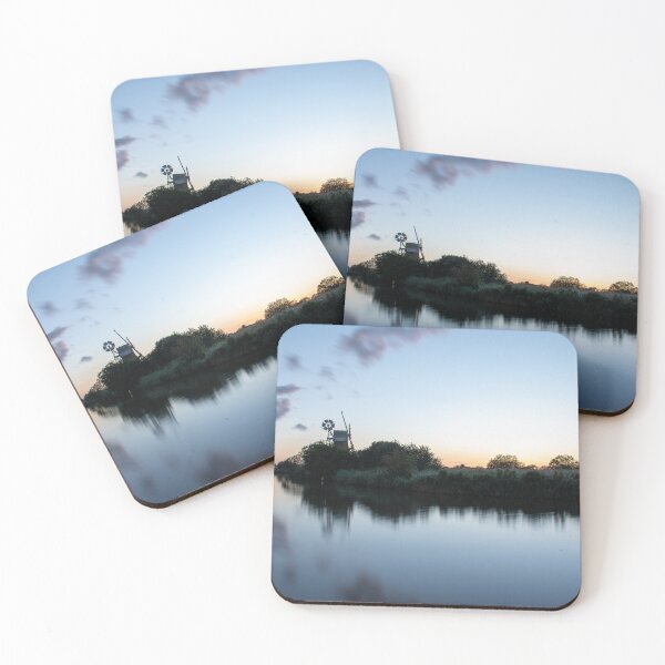 Item preview, Blue hour at Norfolk Broads Turf Fen windmill designed and sold by cdkphotos.