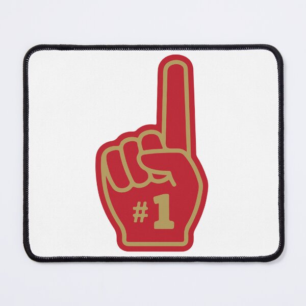 Item preview, 49ers Foam Finger Number 1 Fan designed and sold by RoyaltyWearTees.