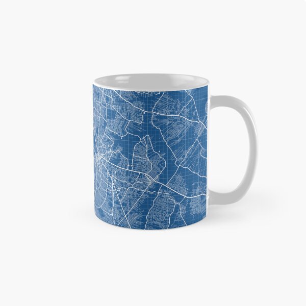Item preview, Asuncion City map of Paraguay - Blueprint designed and sold by deMAP.