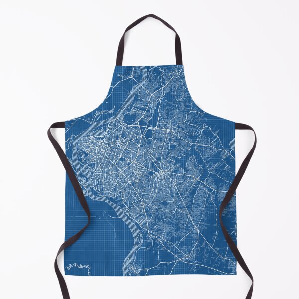 Item preview, Asuncion City map of Paraguay - Blueprint designed and sold by deMAP.