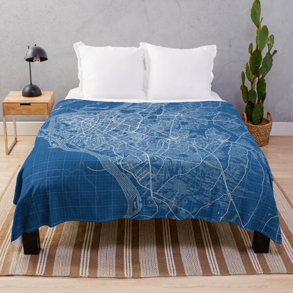 Item preview, Asuncion City map of Paraguay - Blueprint designed and sold by deMAP.
