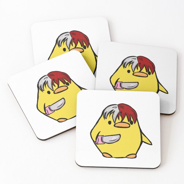 Item preview, Duck with a knife,cute ducks,anime lovers designed and sold by Hasnaeart.