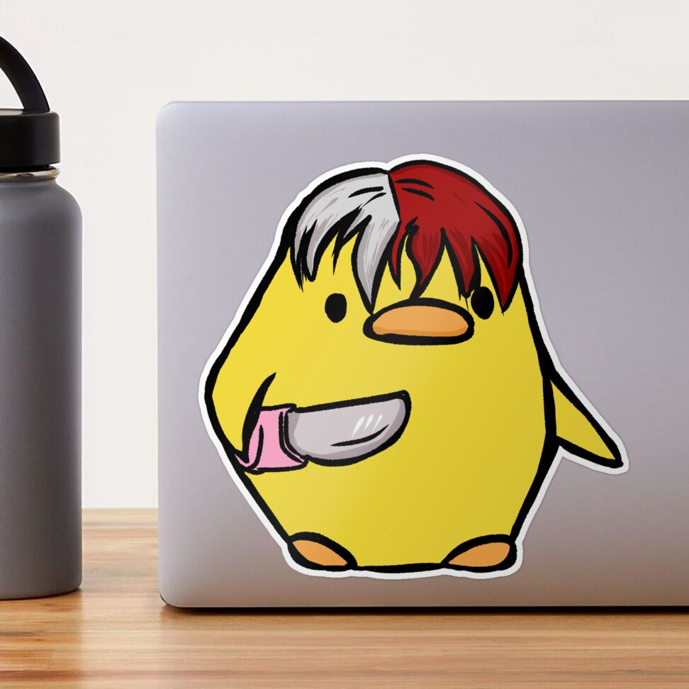 Stickers duck with knife aesthetic cartoon girl -  Portugal