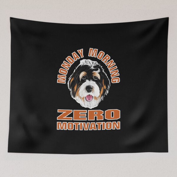 Item preview, Morning grouch, tired dog designed and sold by Tschousef.