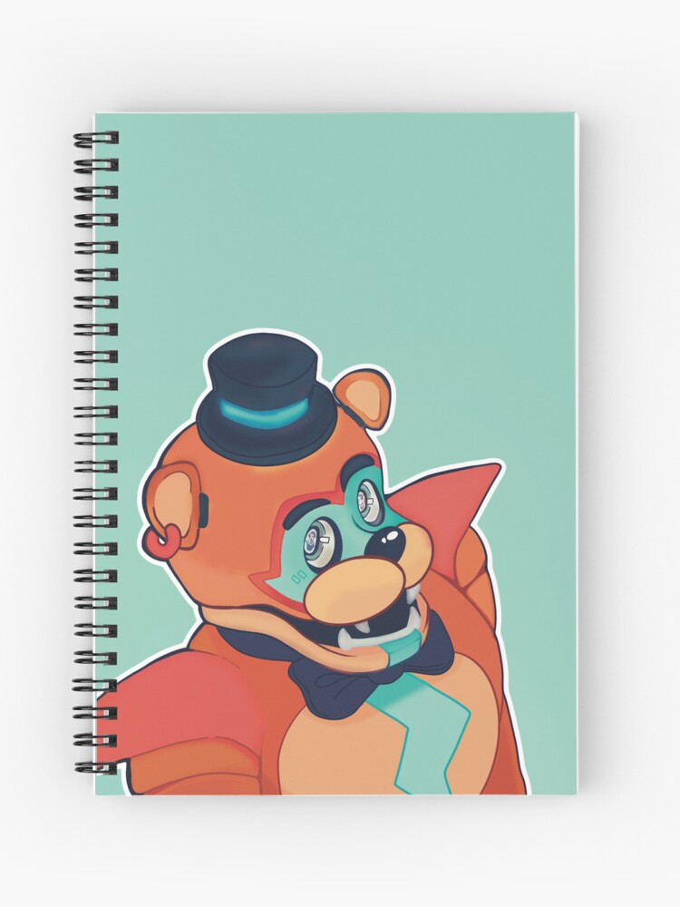 Main Animatronics: FNAF Security Breach Spiral Notebook 