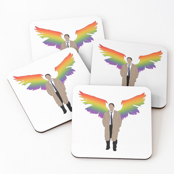 Item preview, Rainbow Wings Castiel designed and sold by Lokis-Queen.
