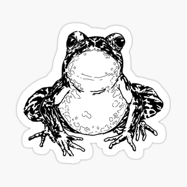 American Bullfrog Sticker