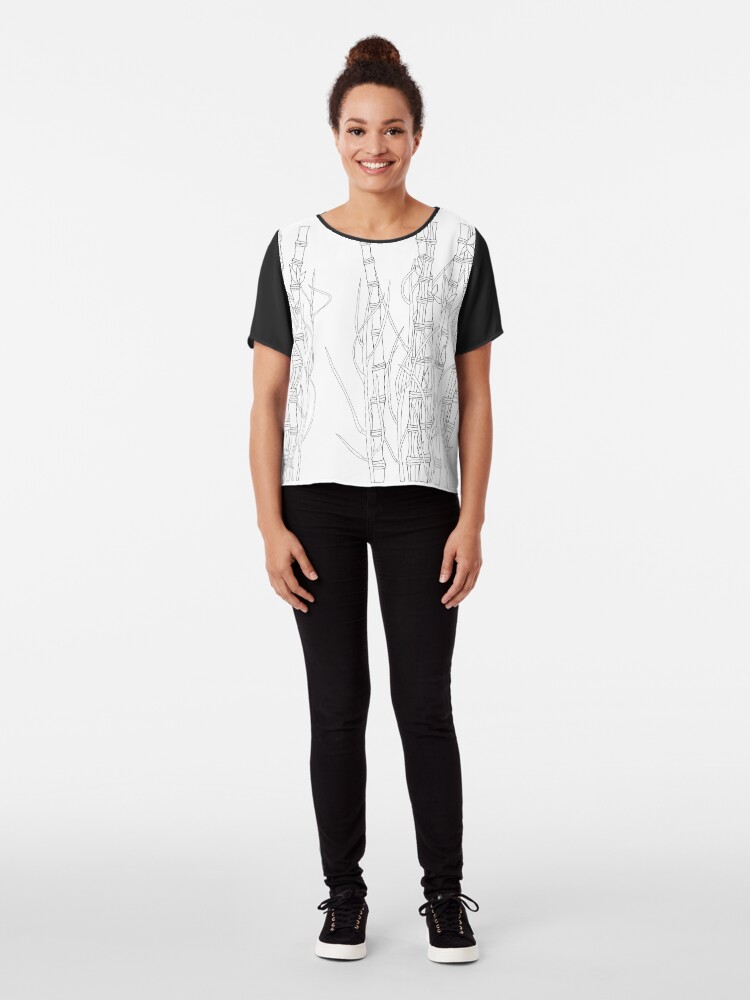 Alternative Ansicht von Wunderblumen Nr. 3/2016 Chiffon Top