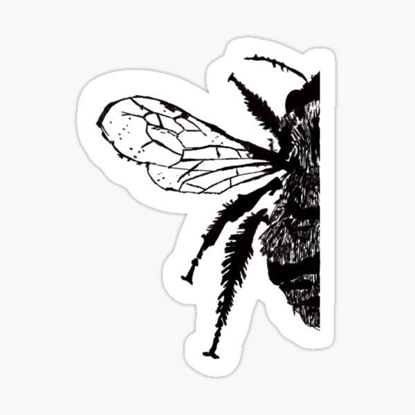 Bee wing Sticker