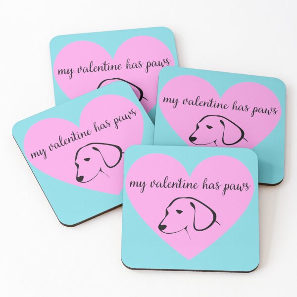 Item preview, My Valentine Has Paws Dog designed and sold by Cora Gregory.